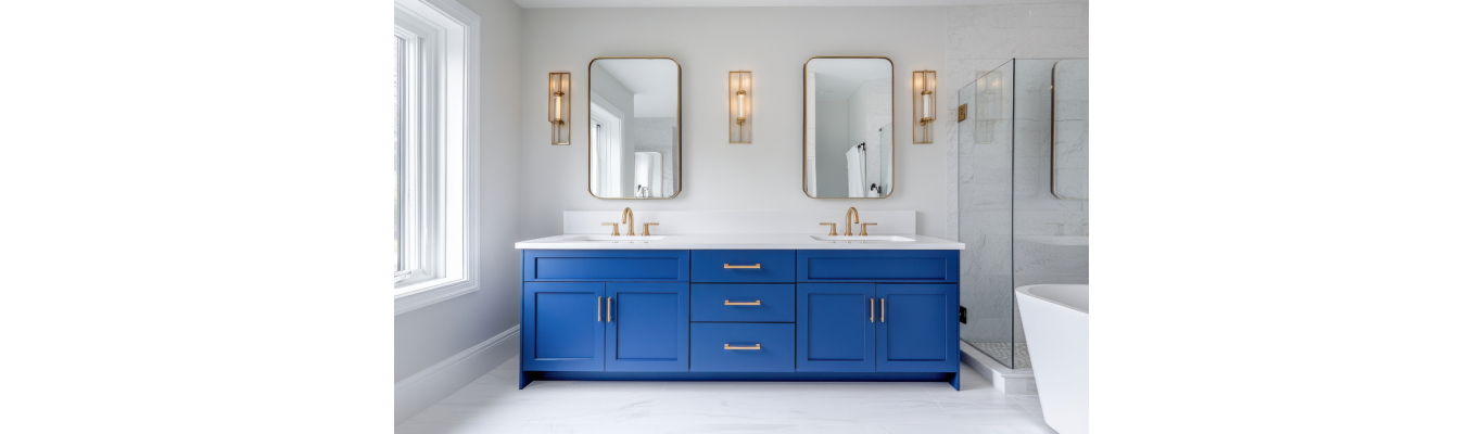 6 Colors for a Modern Bathroom Vanity